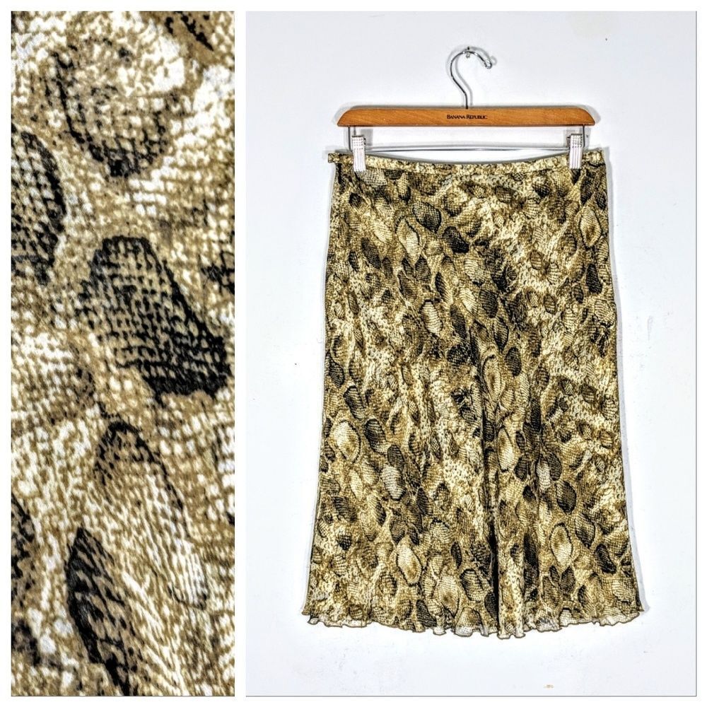Talbots Silk Skirt